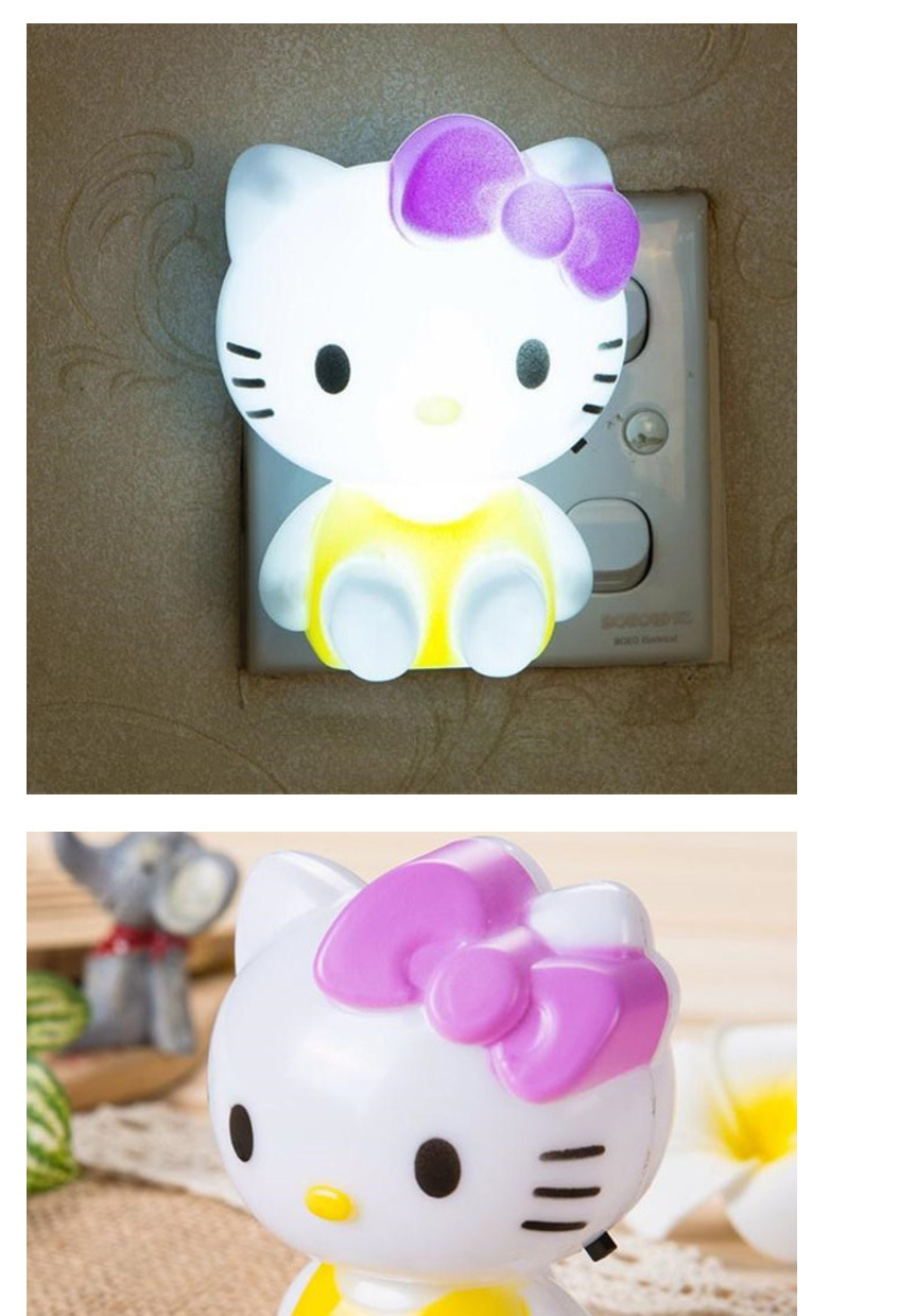 小夜灯-kt猫智能LED小夜灯-新奇特地摊热卖-创意礼品插电