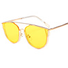 Fashionable retro glasses solar-powered, sun protection cream, sunglasses, 2021 years, Korean style, UF-protection