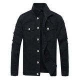 Джинсовая куртка, европейский стиль, облегающий крой, в стиле панк