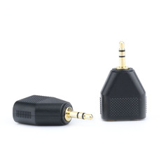 Pure Copper Headphone Splitter 1-to-2 Couple Sharing Adapter Dual 1-to-2 3.5mm Audio Connector