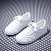 Warrior, classic white shoes with velcro, sports shoes, footwear, cloth flower boy costume, autumn, wholesale