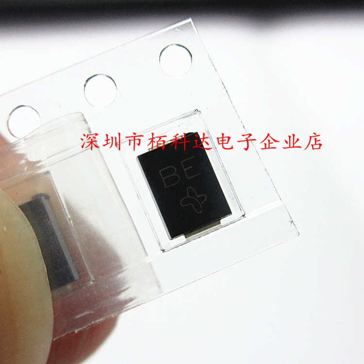 印记BE 12V SMBJ12CA 贴片 双向 TVS 瞬态二极管  DO-214AA SMB