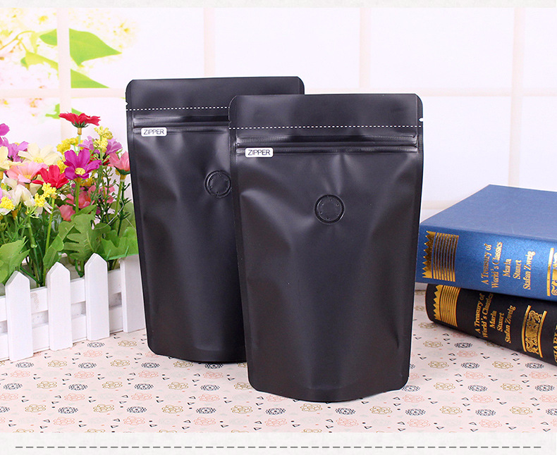 四分之一磅自立带气阀 (6)磨砂拉链袋 咖啡袋排气阀.jpg