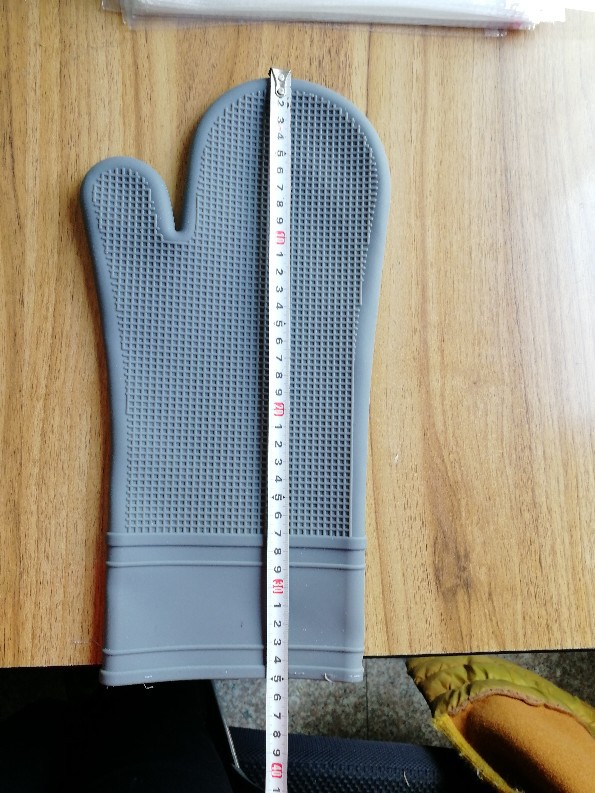 硅胶隔热手套 防烫烤箱手套带拇指  防滑烘焙手套 内可加棉布logo