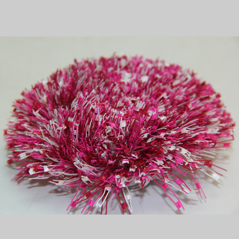 广东厂家直售 各规格 粉红色 机织 小香风 夹金丝单边裙摆流苏带