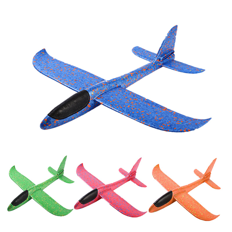 [foam aircraft Net Red model airplane Gliding Convolution/Direct flight Assemble aircraft  38/48 size]