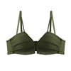 Underwear, set, push up bra, thin sexy wireless bra