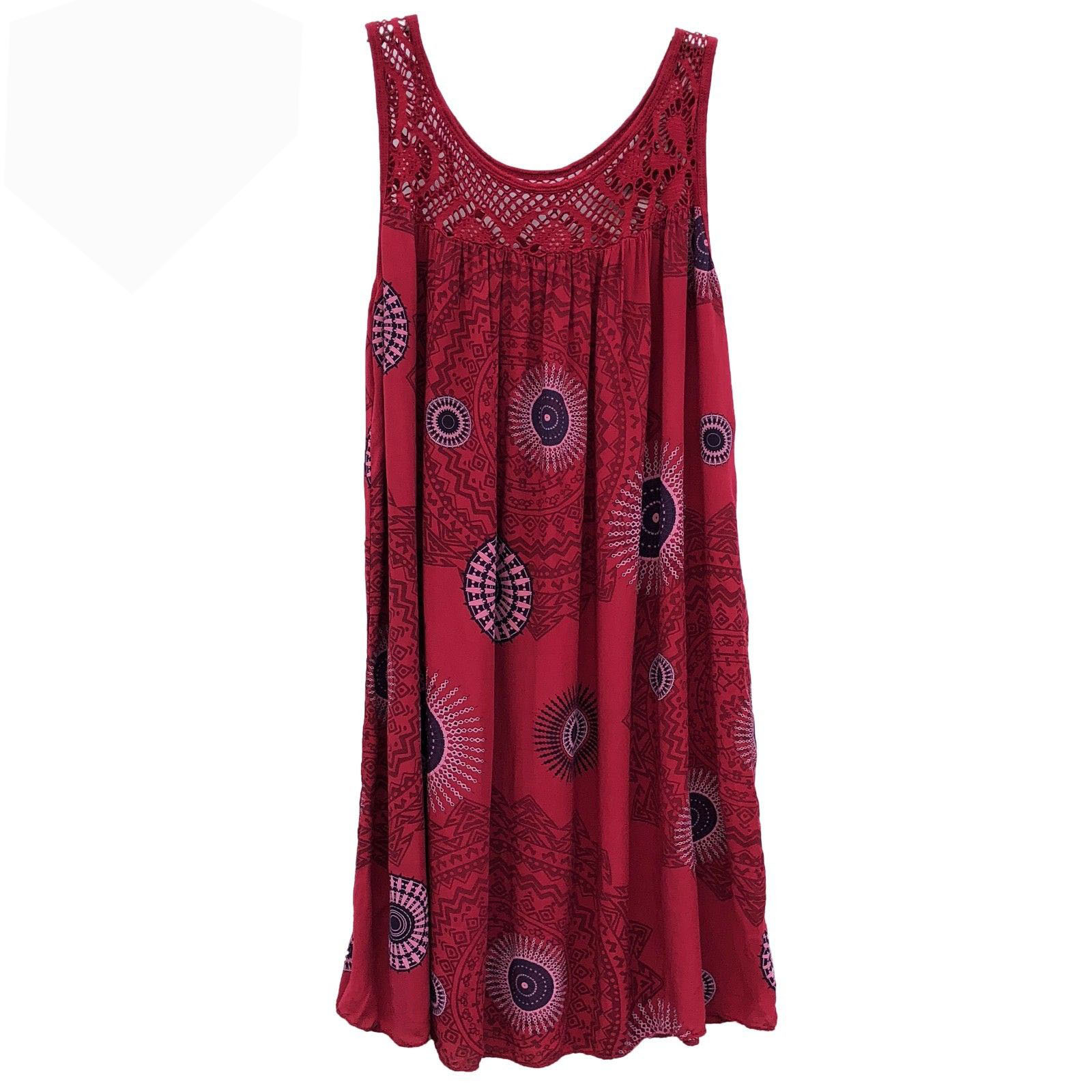 Women's Regular Dress Vacation Round Neck Sleeveless Printing Knee-Length Daily display picture 10