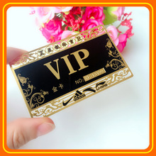 金属不锈钢个人精美名片拉丝哑黑电镀工艺店辅贵宾客人会员卡定制