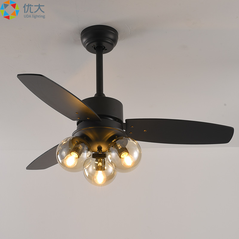 Zhongshan factory The main push Northern Europe Simplicity originality Beanstalk Fan light Children's meal a living room white Kiba 42 Ceiling fan lamp