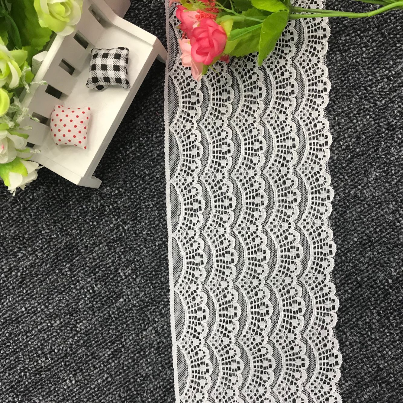 福建厂家供应新款无弹宽花边蕾丝花边 内衣婚纱辅料