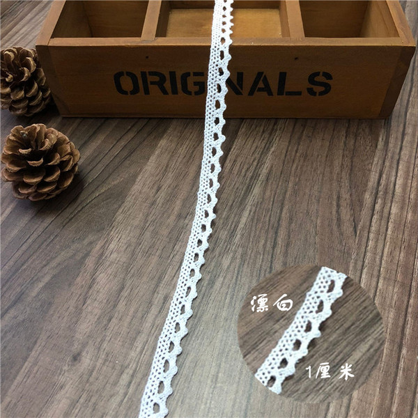 1cm A variety of exquisite cotton embroidered lace