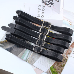 Square needle buckle women's decorative belt, simple and versatile student pants belt, wholesale belt