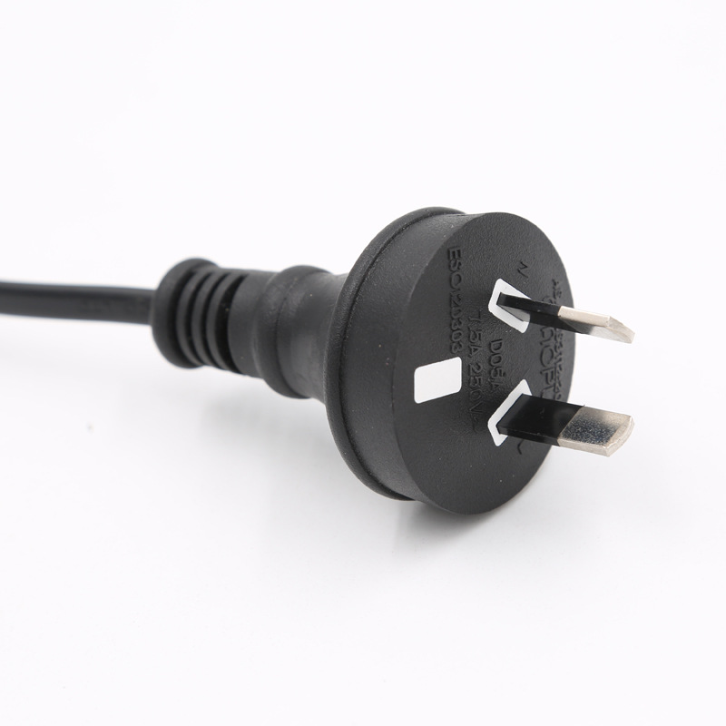 澳大利亚8字尾两插插头电源线 SAA澳大利亚插头电源线