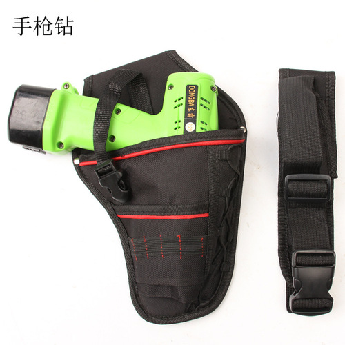 Special bag for lithium electric drill and electric wrench, pistol electric drill set, wear-resistant universal waist bag, tool bag
