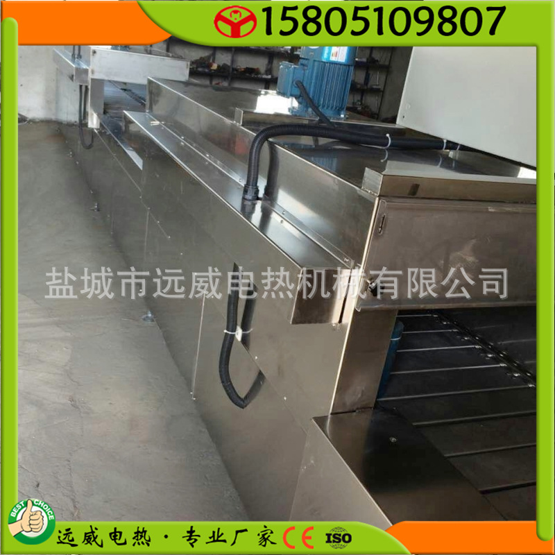 玻纤棉芯材烘干电热辐射烘道 不锈钢链板烘道