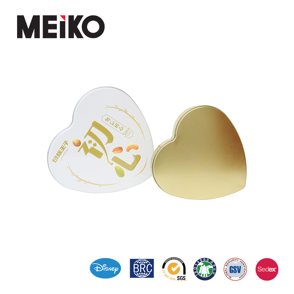 厂家定制马口铁心形罐 食品级心形罐 马口铁精美通用包装礼品铁盒