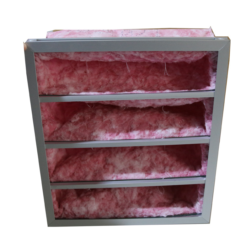 定制进口F7玻纤耐高温中效过滤器 中央空调通风系统袋式过滤器