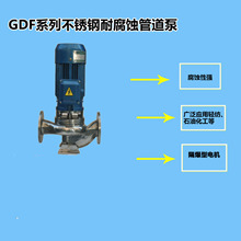 生產銷售不銹鋼水泵 GDF125-20耐腐蝕泵 管道泵
