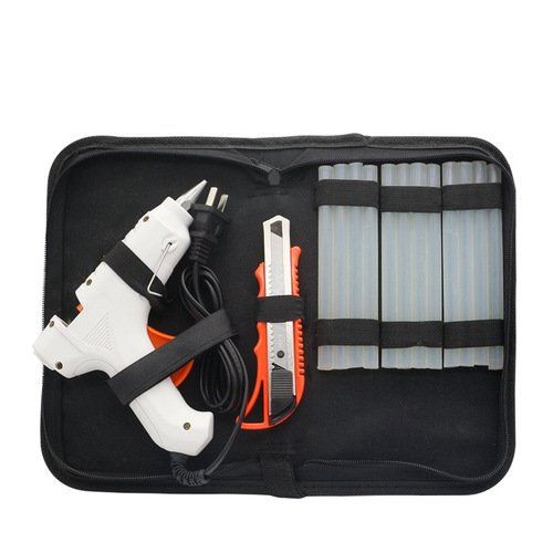 Customizable hot melt glue gun set tool bag utility knife set organizing oxford cloth storage tool bag bag