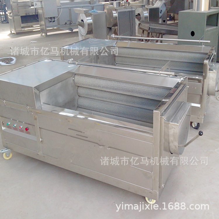 厂家现货毛辊清洗去皮机 加工定制 扇贝毛刷清洗机 制造专家