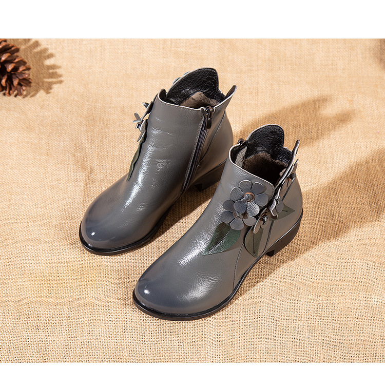 Bottes femme en En cuir - Ref 3355119 Image 29