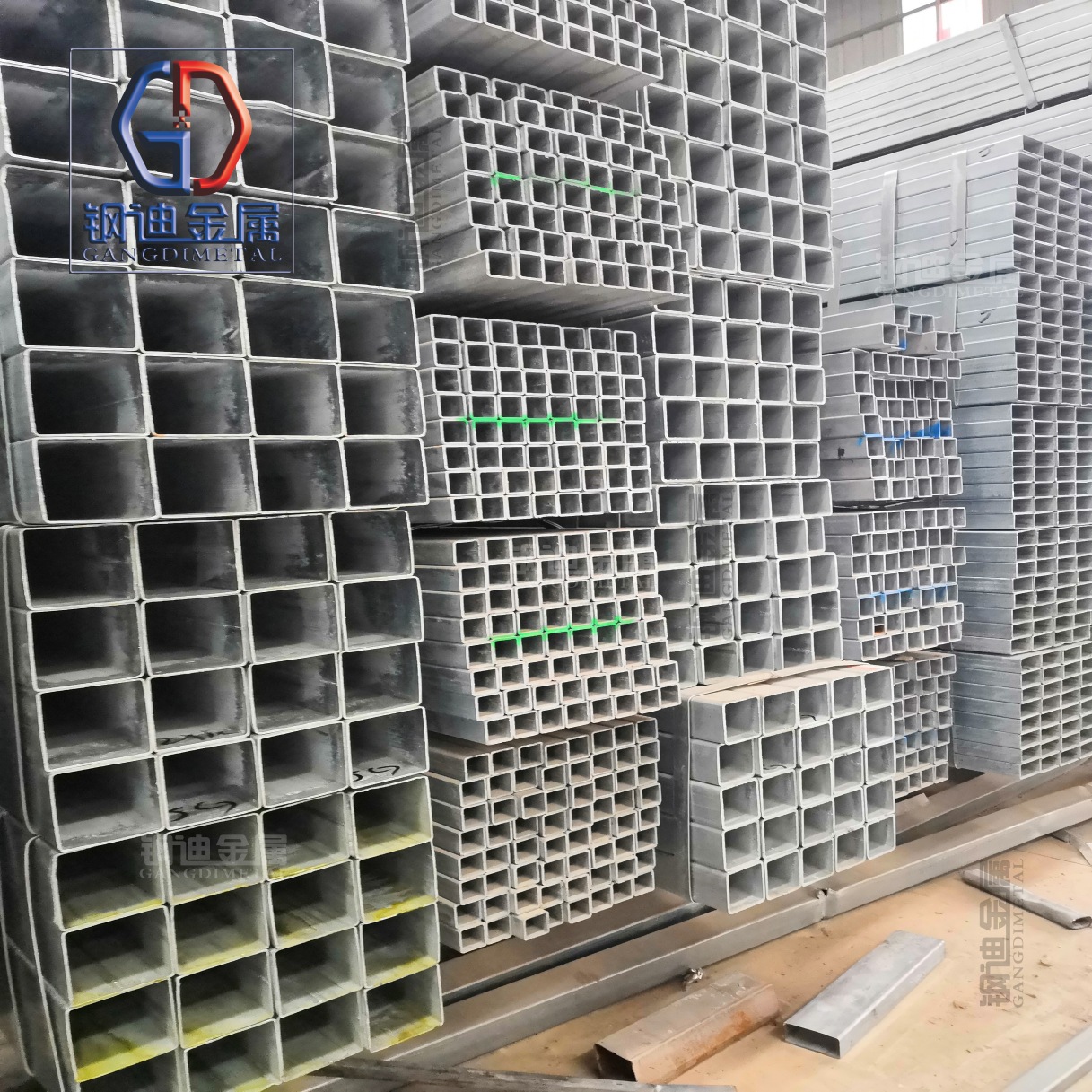 南宁热镀锌方管 70*70方通 矩形家具管 钢管 钢材 现货批发