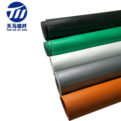 Pegasus Manufactor Direct selling 0.5-2mm Multicolor high temperature Fireproof Anticorrosive Flame retardant Two-sided Glass fibre Silica cloth