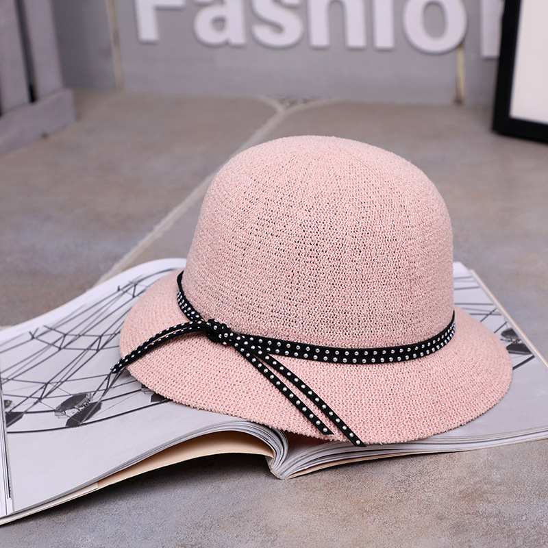 Sombrero sombrero de sol de verano de las mujeres viajes de vacaciones hilo de hierba sombrero de sol al aire libre sombrero de copa del todo-fósforo Amazon Venta caliente