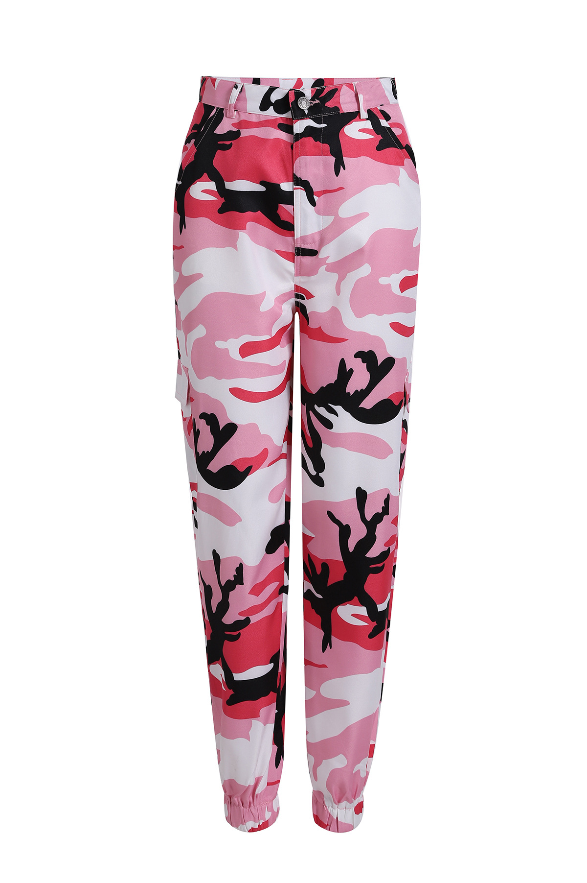 Camouflage Casual High Waist Harem Pants