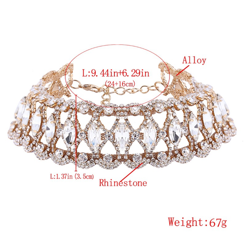 Solid Color Pattern Simple Style Solid Color Alloy Chain-free Choker Wholesale