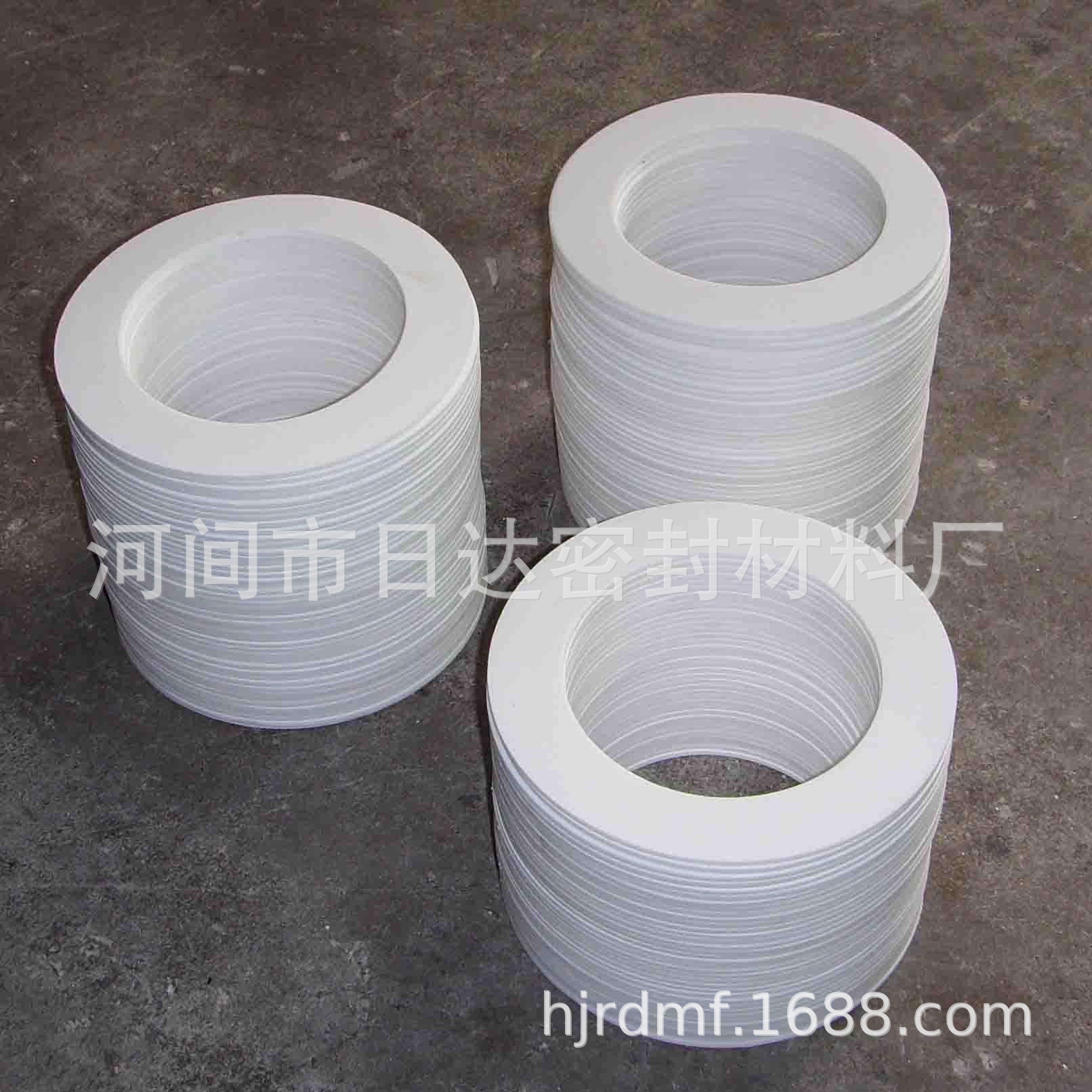 【日达特氟龙四氟缠绕垫片O型密封垫圈1寸耐高温耐腐蚀防漏】