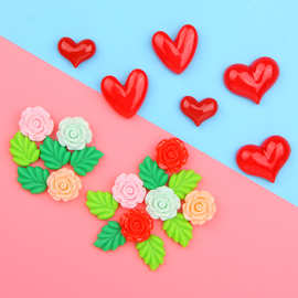 卡通创意创意爱心花朵立体磁扣磁铁冰箱贴吸磁贴 留言贴装饰品
