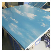 正方形600*600蓝天白云铝扣板 吸音吊顶铝扣板