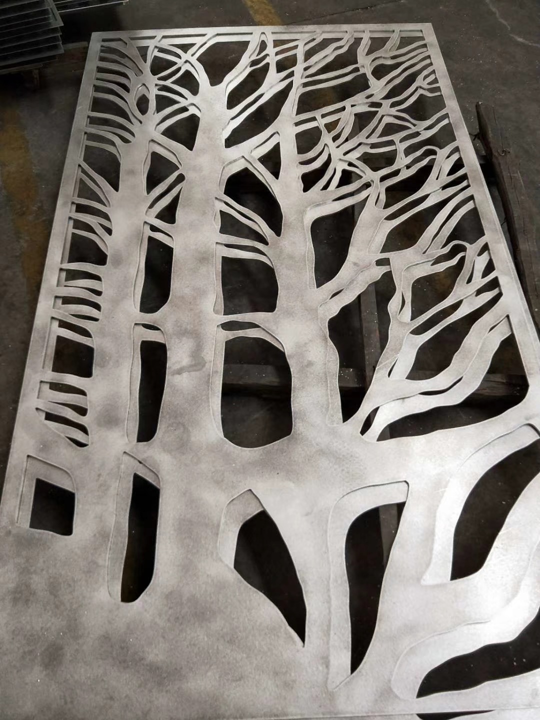 外墙小区美化铝合金空调罩 雕花镂空图案空调罩定制