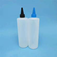 厂家批发500ml尖嘴塑料瓶500毫升酒精瓶带刻度攻丝油塑料尖嘴瓶