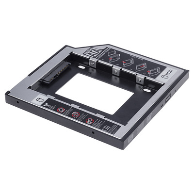 工厂直销 9.5mmSATA3笔记本光驱位硬盘托架铝合金 固态机械通用|ms