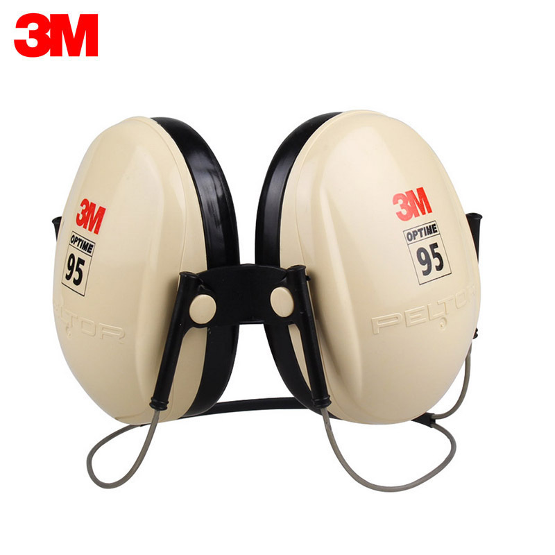 3M H6B颈带式防护耳罩 专业隔音防噪音耳罩 工厂射击睡眠耳罩防护