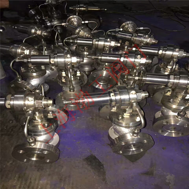 YK43F-64P 先导活塞式法兰气体减压阀 高压法兰气体减压阀