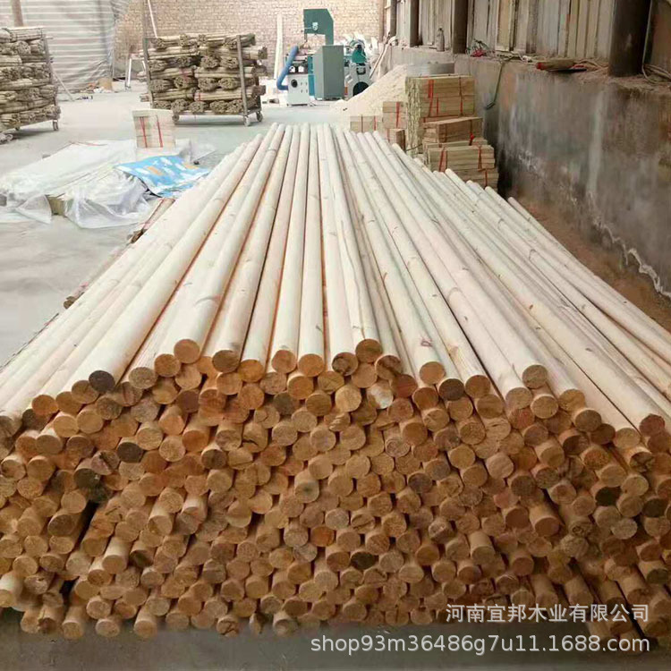 河南圆木加工 实木柱子圆木棒 实木木方木条 装修木材吊顶木龙骨|ru