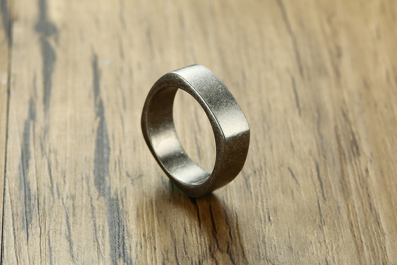 7MM Titanium Steel Minimalist Ring