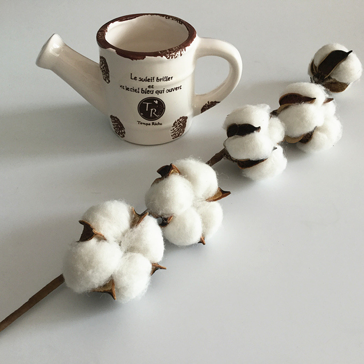 New 5 -headed Single Simple Simulation Kapok Branches Natural dry…