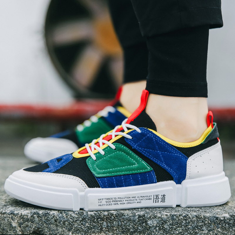 2019ins超火的男鞋透气运动鞋国潮老爹鞋休闲男士潮鞋子男悟道鞋|ru
