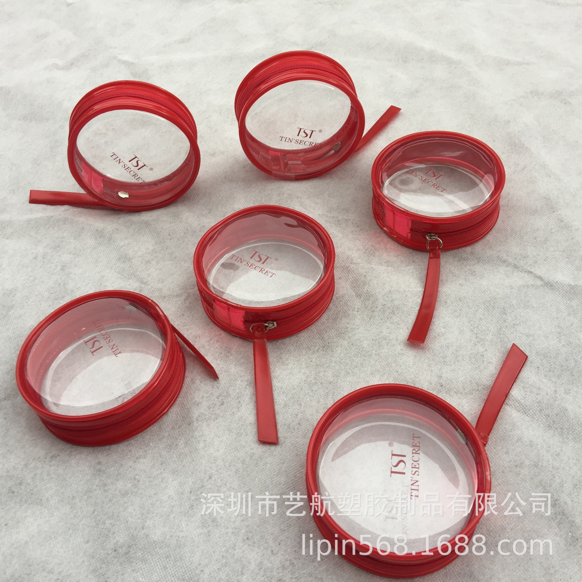 厂家供应TST品牌化妆包PVC小饰品袋洗漱美化用品收纳袋化妆袋制作