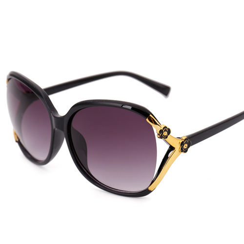 [Large Frame Style] Women's Sunglasses/Tinted Glasses Camellia Accessory Sunglasses, Multiple Colors 3307