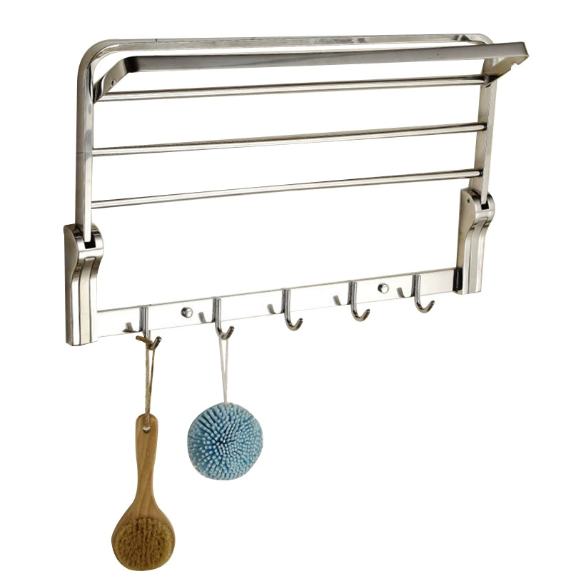 Foldable bath towel stainless steel, pendant, stainless steel AISI 304