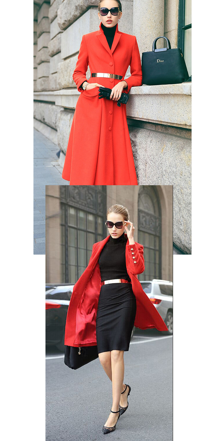 Abito da cappotto europeo e americano da donna Cintura di ferro Gonna da donna Versatile cintura in metallo con accessori larghi in vita_voghion.com