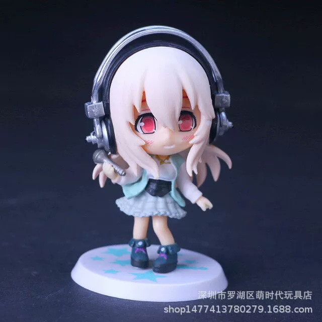 Супер Сонй Sony SUPER SONICO HAND 5 моделей аниме Q версия кукла подарок автомобильные украшения