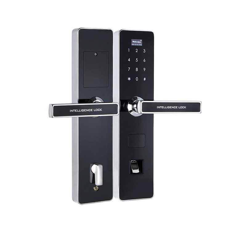 锁神指纹锁家用C级防盗锁芯入户门锁可定学校NB物联网系统