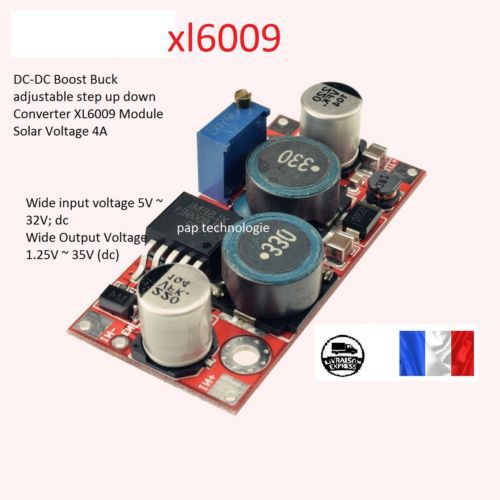 （中性）XL6009模块可调升压转换器太阳能电压